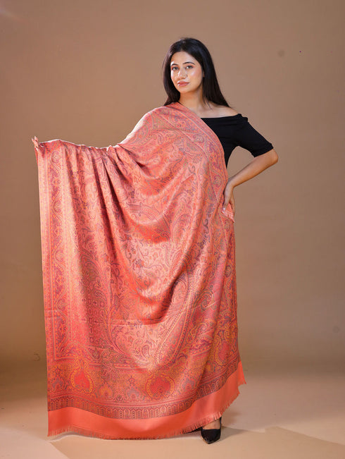Women's Jamawar Wool Shawl